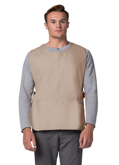 Adar Bib Apron - Hunter Green - Khaki - Lavender