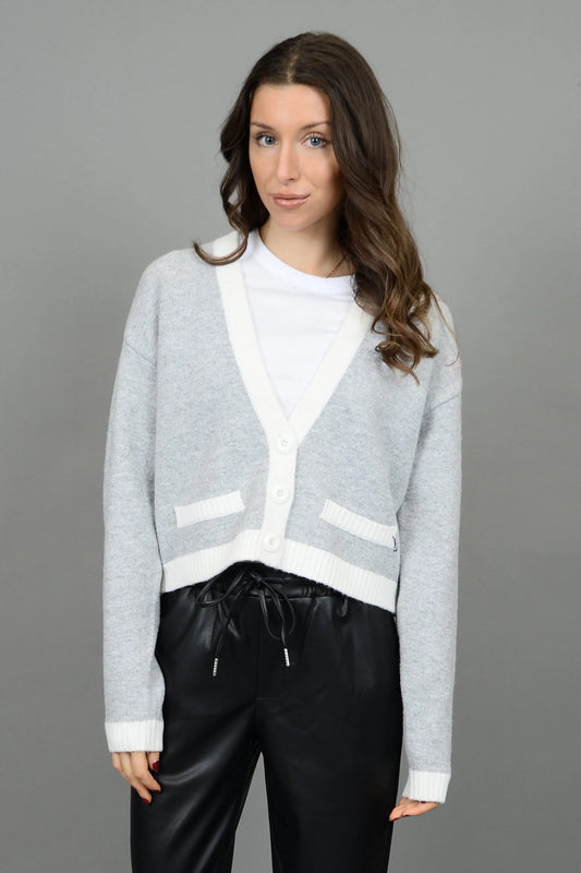 Ruby & Jenna Women's V Neck Cardigan