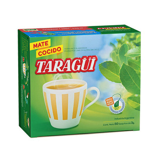 Pampa Direct Taragüi Mate Cocido - Ready to Brew Yerba Mate Bags (box of 50 bags)
