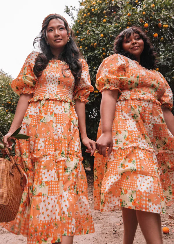 JessaKae Women's Orange Blossom Dress