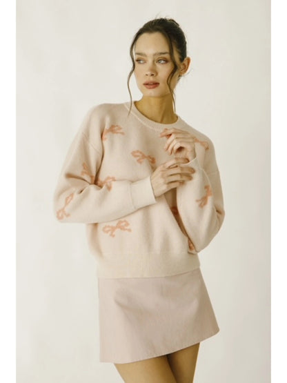 Ruby & Jenna Women's Bow Sweater