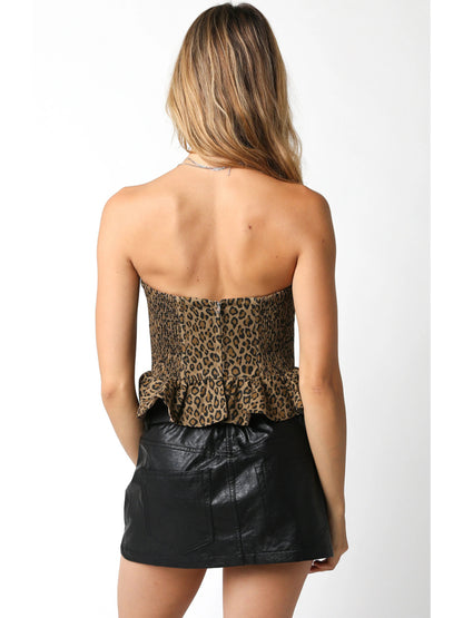 Ruby & Jenna Women's Tube Top Corset