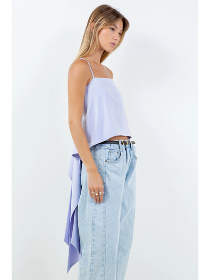 Ruby & Jenna Women's Back Train Cami Top