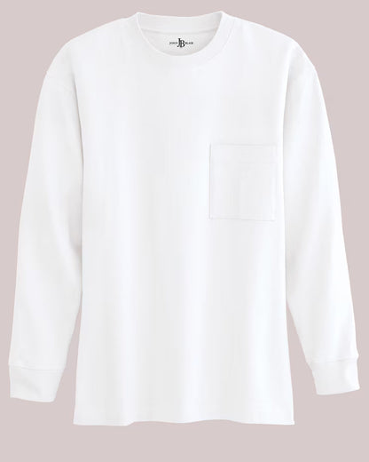 BLAIR John Blair Everyday Jersey Knit Long-Sleeve Pocket Tee Top 6