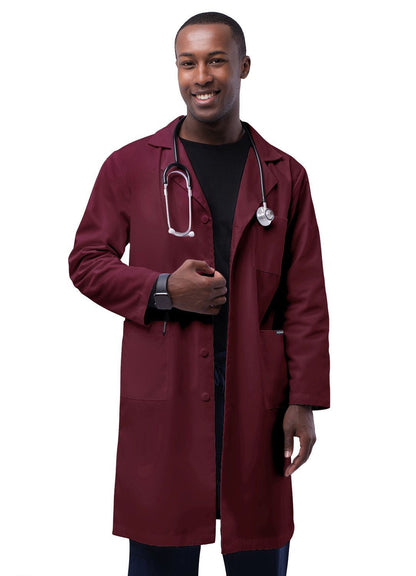 Adar Unisex 39" Lab Coat with Inner Pockets 1
