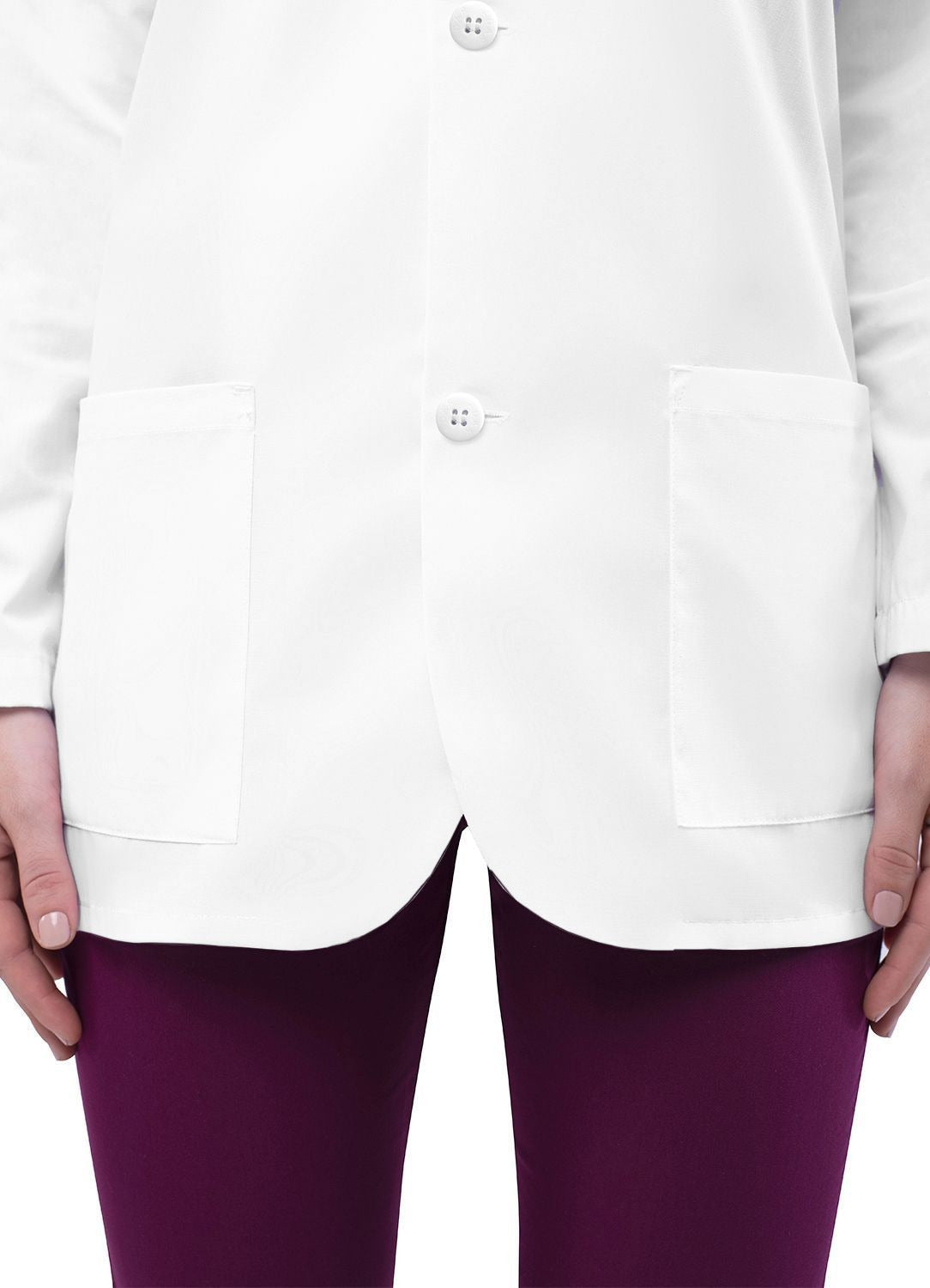 Adar Unisex 31" Classic Consultation Coat
