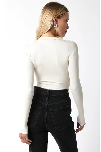 Ruby & Jenna Women's Longsleeve Bodysuit