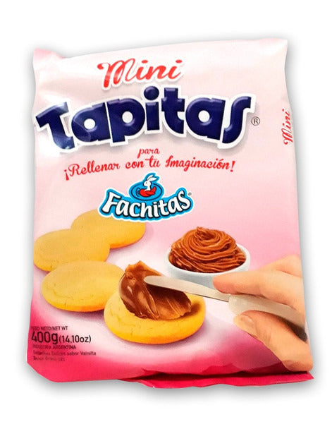 Pampa Direct Mini Tapitas Para Alfajores de Maicena Vanilla Cookies Ideal for Cornstarch Alfajores, 400 g / 14.1 oz (pack of 3)