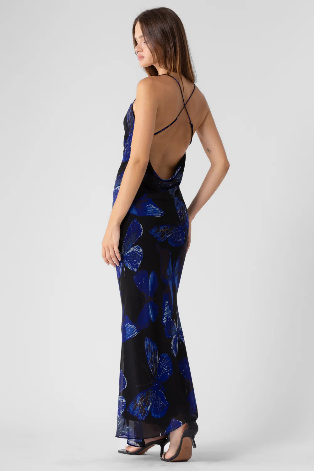 Ruby & Jenna Women's Floral Print Maxi Dress