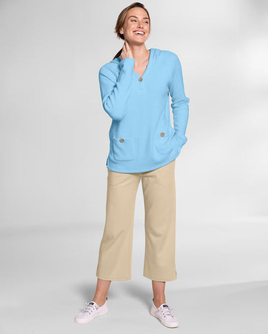 BLAIR Women’s Top Waffle Knit Hoodie (Petite) - x2