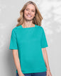BLAIR Coastal Cotton Solid Square-Neck Tee (Petite) 1 - x4