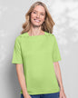 BLAIR Coastal Cotton Solid Square-Neck Tee (Petite) 1 - x4