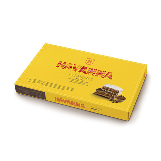 Pampa Direct Havanna Alfajor Milk Chocolate and Italian Meringue Merengue with Dulce de Leche (mixed box of 6)