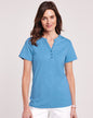 BLAIR Women's Tops Essential Knit Short Sleeve Henley 1 (Misses) - x4