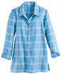 BLAIR Women's Tops Super-Soft Flannel Shirt 1 (Petite) - x6