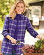 BLAIR Women's Tops Super-Soft Flannel Shirt 1 (Petite) - x6