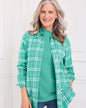 BLAIR Women's Tops Super-Soft Flannel Shirt 1 (Petite) - x6