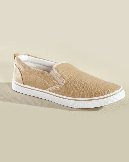 BLAIR Men's Shoes John Blair Canvas Slip-On Shoes (Khaki) - x5