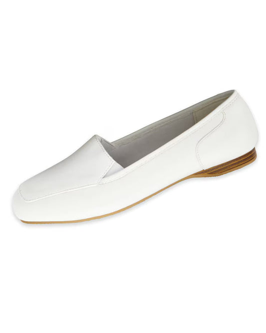 BLAIR Womens's Shoes Classique “Sophia” Comfort Slip-Ons (White) x3