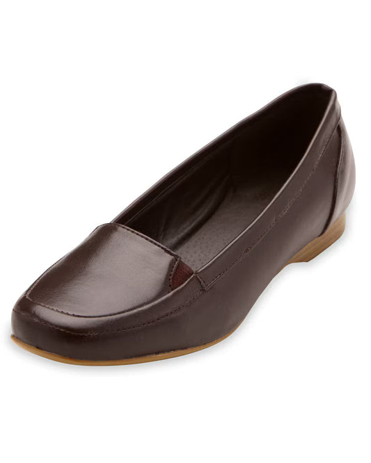 BLAIR Womens's Shoes Classique “Sophia” Comfort Slip-Ons (Brown) x3