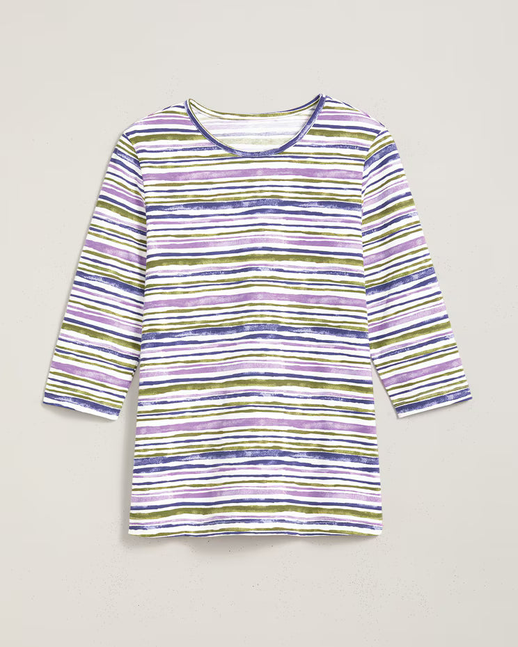 BLAIR Women's Tops Three-Quarter Sleeve Anytime Tee 3 (Misses) - x5