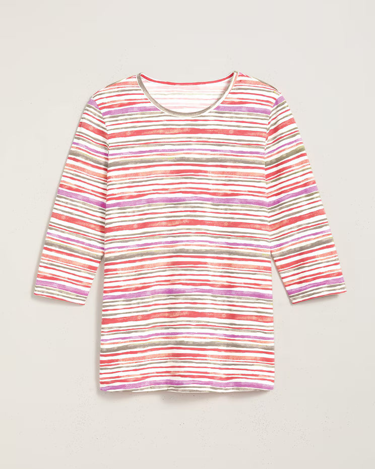 BLAIR Women's Tops Three-Quarter Sleeve Anytime Tee 1 (Misses) - x5
