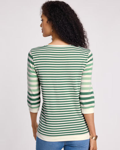 BLAIR Women's Tops Essential Knit Pocket Top (Women Plus) - x4