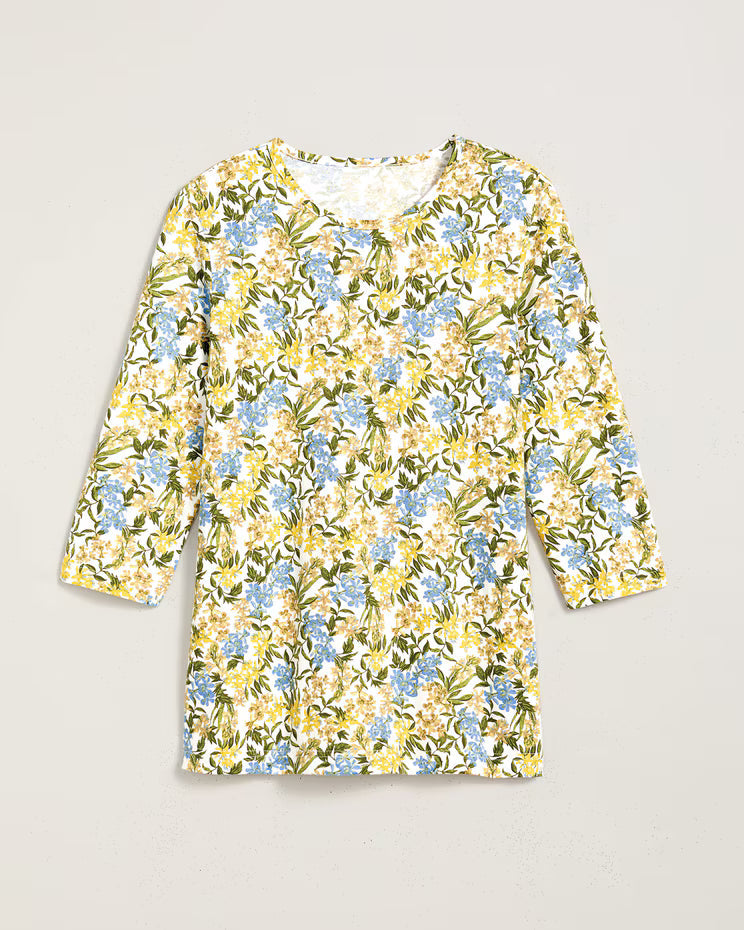 BLAIR Women's Tops Three-Quarter Sleeve Anytime Tee 1 (Petite) - x5