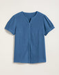 BLAIR Women's Tops Gauze Camp Shirt (Women Plus) - x3