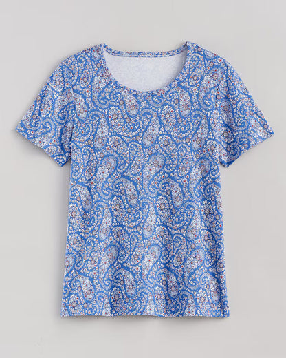 BLAIR Women's Tops Essential Knit Short Sleeve Tee 1 (Misses) - x5