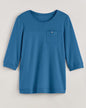 BLAIR Women's Tops Essential Knit Pocket Top (Misses) - x4