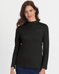 BLAIR Women's Tops Essential Knit Long Sleeve Mock Top 1 (Petite) - x5