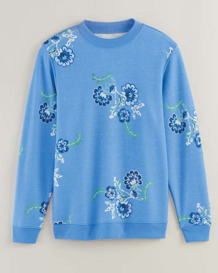 BLAIR Women’s Top Print Better-Than-Basic Fleece Sweatshirt 2 (Women Plus) - x4