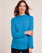 BLAIR Women's Tops Essential Knit Long Sleeve Mock Top 1 (Petite Short) - x5