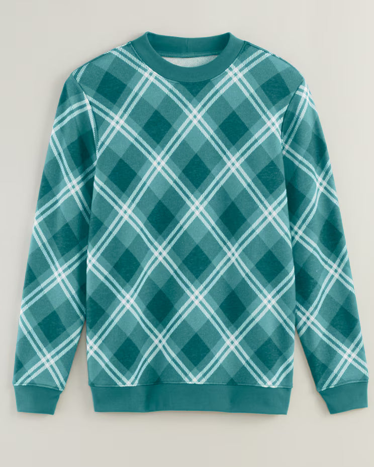 BLAIR Women’s Top Print Better-Than-Basic Fleece Sweatshirt 2 (Petite) - x4