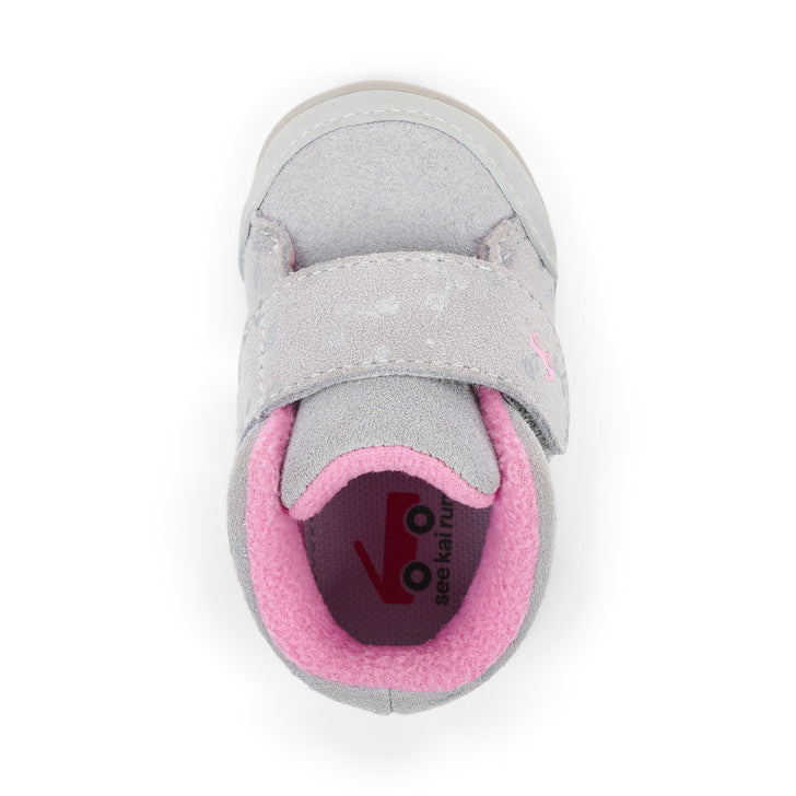 See Kai Run Casey Mini (First Walker) Gray Suede (x2)