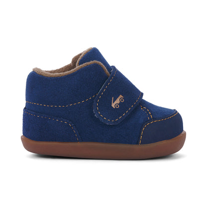 See Kai Run Casey Mini (First Walker) Navy Suede (x2)