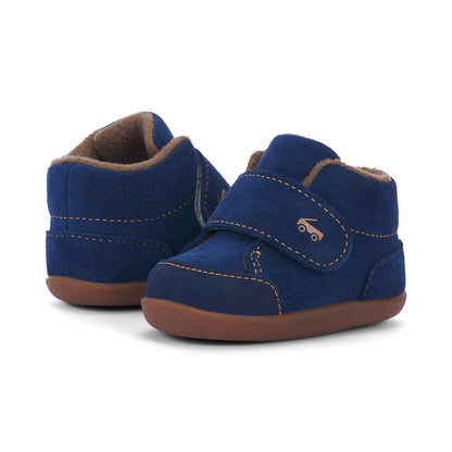 See Kai Run Casey Mini (First Walker) Navy Suede (x2)