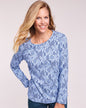 BLAIR Women's Tops Essential Knit Long Sleeve Tee 1 (Petite Short) - x5