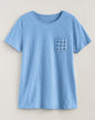 BLAIR Women’s Top Slub Knit Lace Pocket Top (Misses) - x3