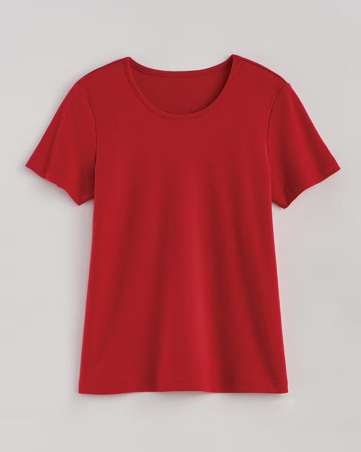 BLAIR Women's Tops Essential Knit Short Sleeve Tee 2 (Misses) - x5