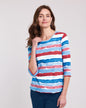 BLAIR Women's Tops Essential Knit Three-Quarter Sleeve Tee 1 (Petite) - x5