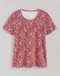 BLAIR Women's Tops Essential Knit Short Sleeve Tee 2 (Petite) - x5
