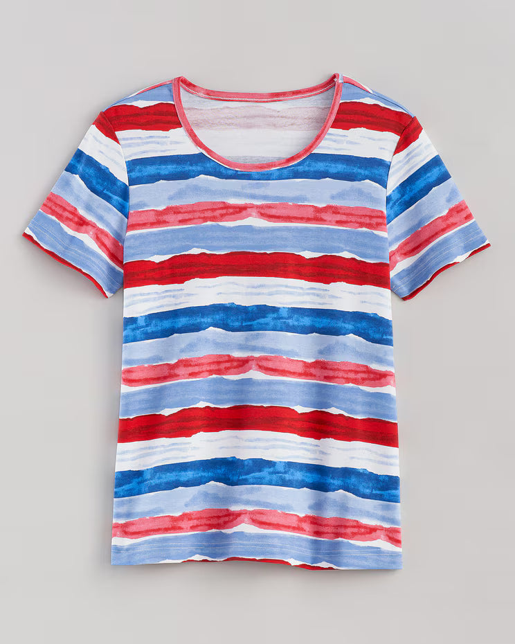 BLAIR Women's Tops Essential Knit Short Sleeve Tee 2 (Misses) - x5