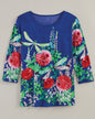 BLAIR Haband Women’s 3/4-Sleeve Print Artista Knit Top 1 (Women Plus) - x4
