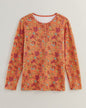 BLAIR Women's Tops Print Long Sleeve Pointelle Henley Top 2 (Women Plus) - x3