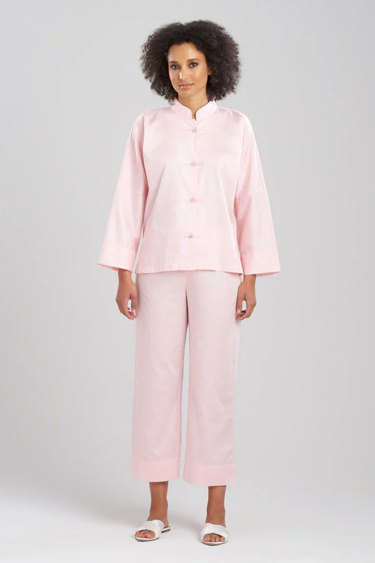 NATORI Cotton Sateen Essentials Mandarin PJ
