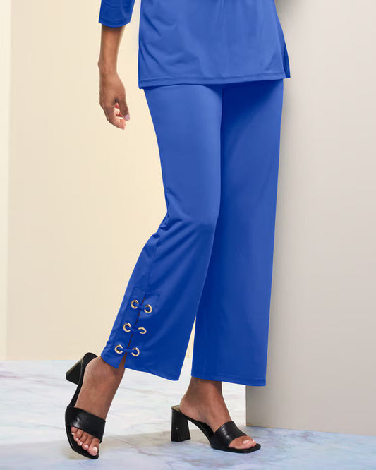 BLAIR JetSet Grommet Trim Crop Pant (Misses) - x2
