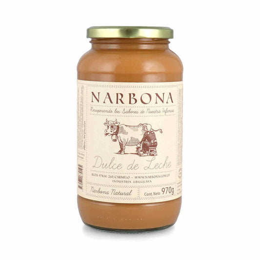 Pampa Direct Narbona Dulce de Leche Sin Conservantes, Aditivos ni Colorantes, No Preservatives Or Additives, Gluten Free Caramel From Uruguay, 970 g / 34.21 oz