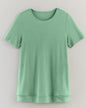 BLAIR Women's Tops Essential Knit Pocket Top 2 (Women Plus)